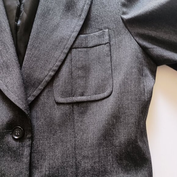 Bern and Mort Women’s 98% Wool Blend Gray Blazer Coat Size 10 - Picture 8 of 14